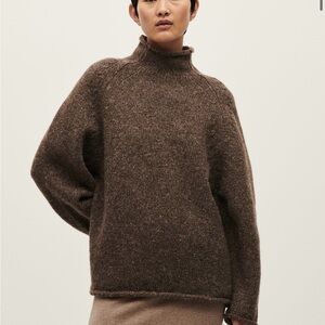 Babaa Turtleneck Sweater- jumper no81 in Oak